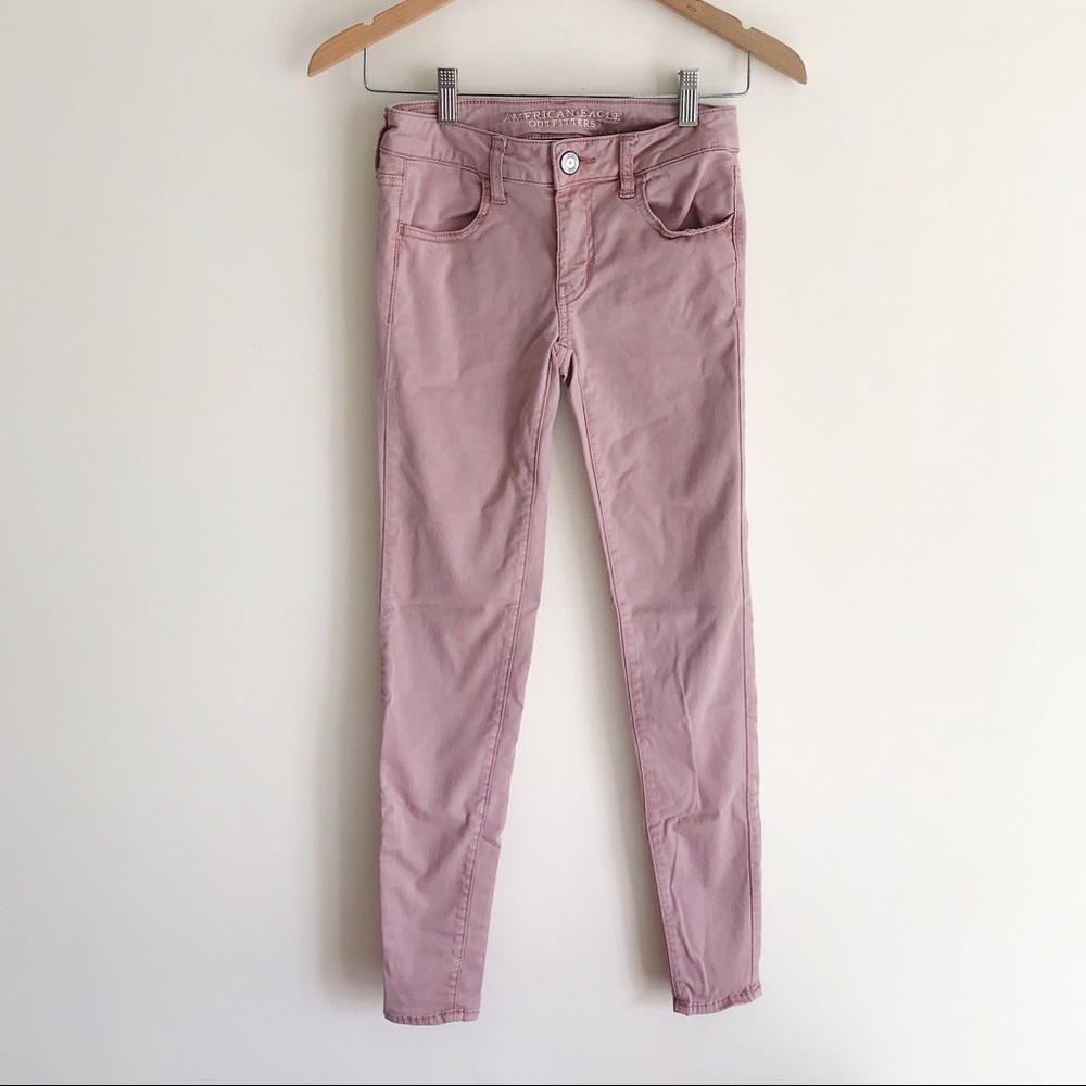 AEO Denim X Blush Pink Jeggings